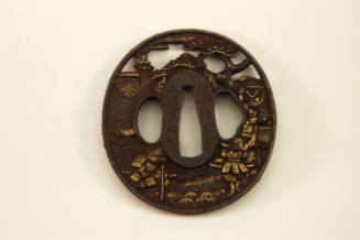 Tsuba, Three Warriors in Armor