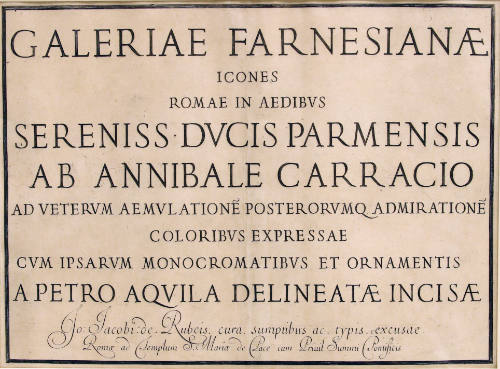 Galeriae Farnesianae Icones