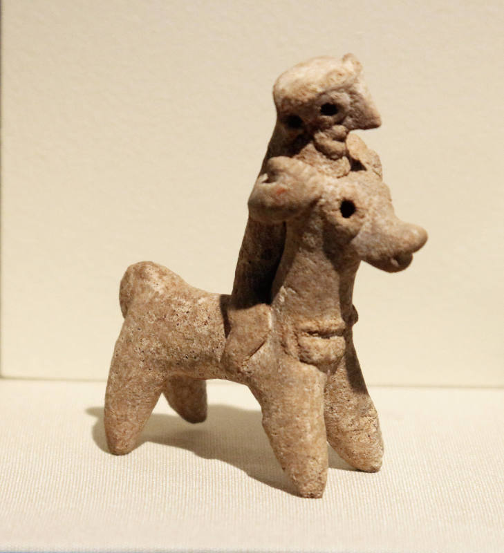 Figure of a Man Mounted on a Bovine