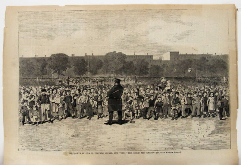 The Fourth of July in Tompkins Square, New York—“The Sogers Are Coming!”