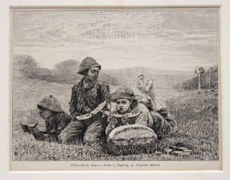 Water-melon Eaters—From a Painting by Winslow Homer (In the Fields on verso)