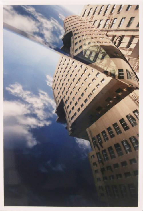 Reflections in a Car Window and Hood, New York City