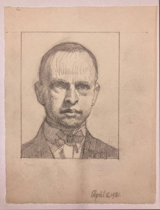 Self-Portrait, April 5, 1931