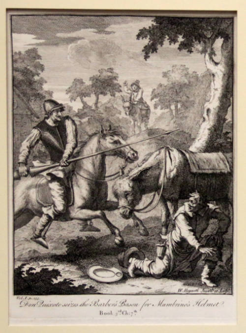 Don Quixote Seizes the Barber's Basin for Mambrino's Helmet