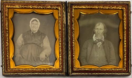 Mr. and Mrs. Eli Diehl [daguerreotype double portrait]