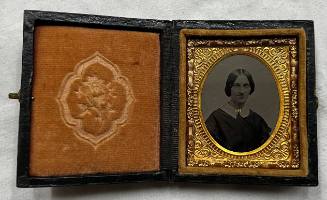 Untitled [ambrotype portrait of woman]