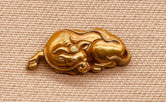 Menuki in the Form of Tethered Bull