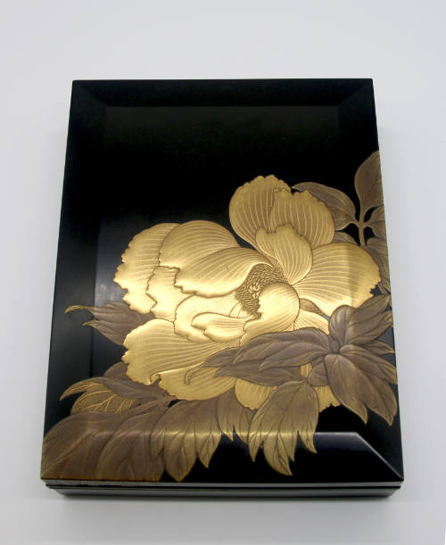 Writing Box with Peony Design