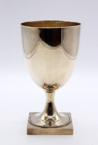 Footed Water Goblet, One of a Pair
