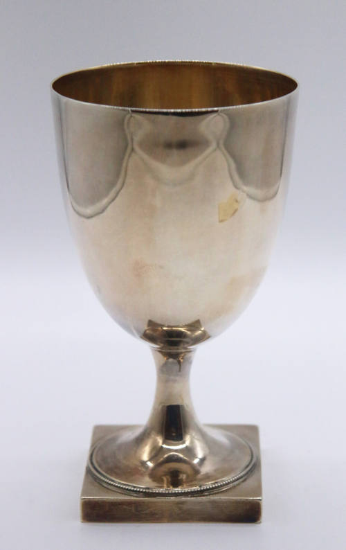 Footed Water Goblet, One of a Pair