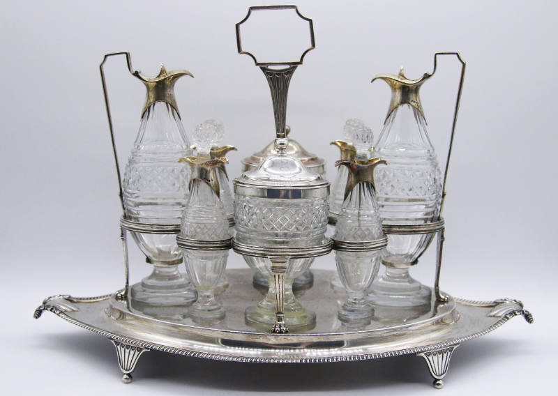 Eight Bottle Cruet Set