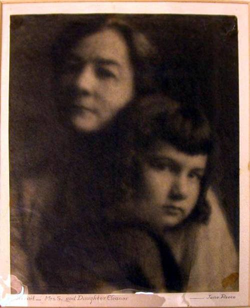 Portrait (Posed by Mrs. Sagebiel and Daughter Eleanor [Elinor])