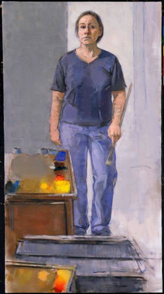 Self-Portrait (Standing with Palette)