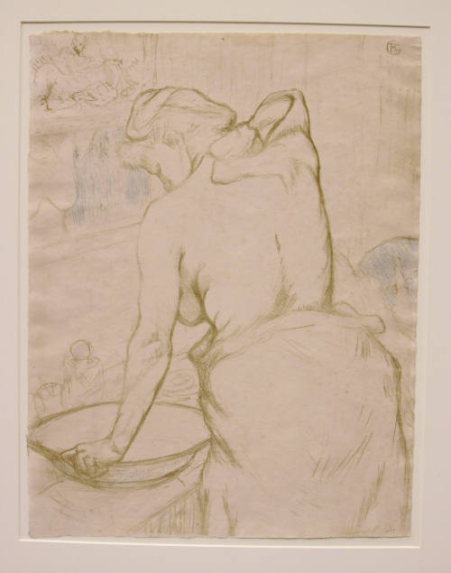 Femme qui se lave, La toilette