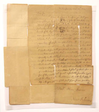 Letter from Jonathan Dayton to Dr. Oliver Hetfield Spencer