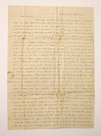 Letter to Mrs. Hannah Dayton Spencer from Phineas B. Wiley, One of Three