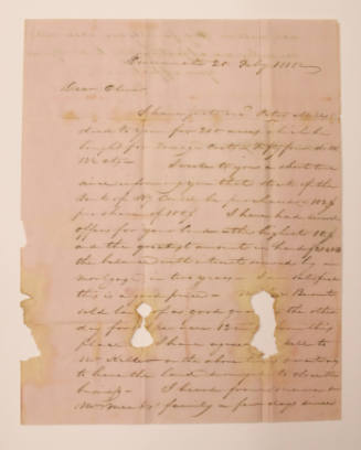 Letter of the Spencer-Dayton Families