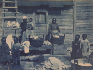 Washday: Women and Children, (Southern Pines, North Carolina)