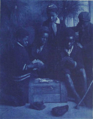 Five Boys Playing Cards (Southern Pines, North Carolina)