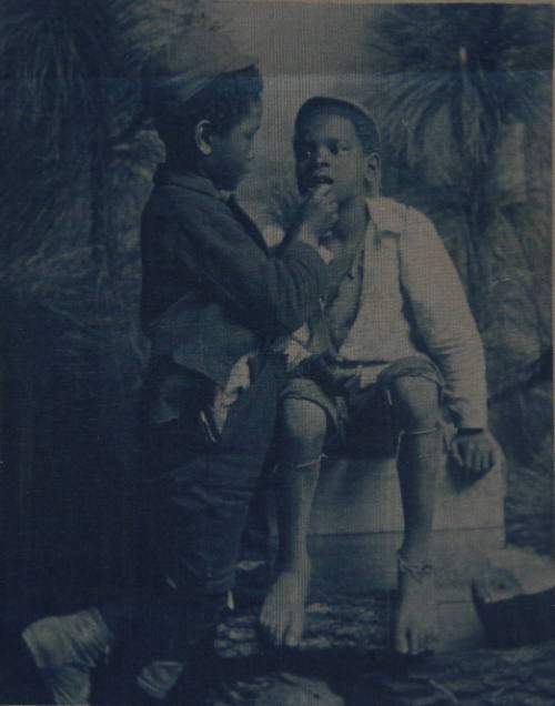 Two Boys playing Dentist (Southern Pines, North Carolina)