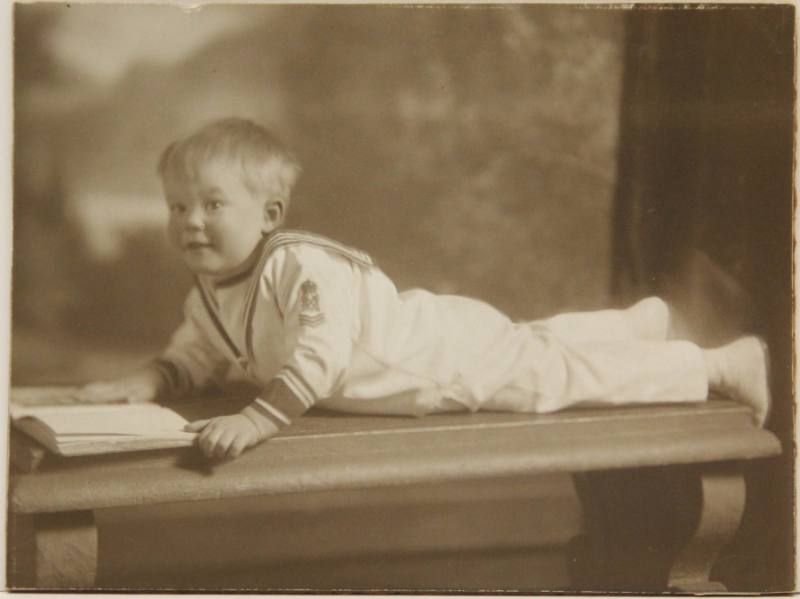 Portrait of Alexander G. Reed, Jr. in a Sailor Suit