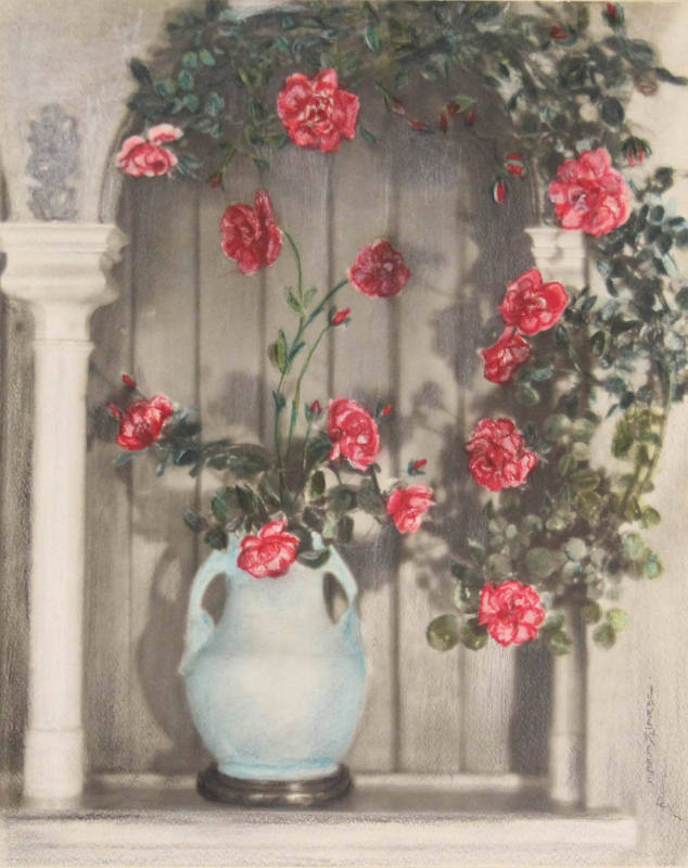 Vase of Roses