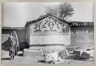 A decorated house, India