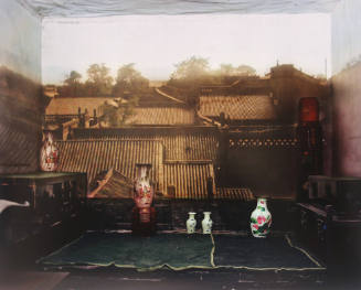 Camera Obscura: View in a Second Floor Room with Vases, Pingyao, China