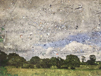 Tent-Camera Image on Ground: Rapidly Moving Clouds Over Field, Flatford, England, #2