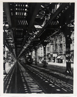 Under the 3rd Ave. El, New York