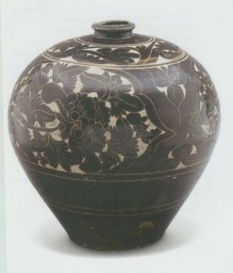 Jar with Floral Design
