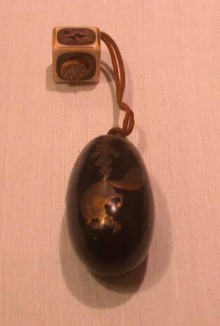 Inro with Netsuke