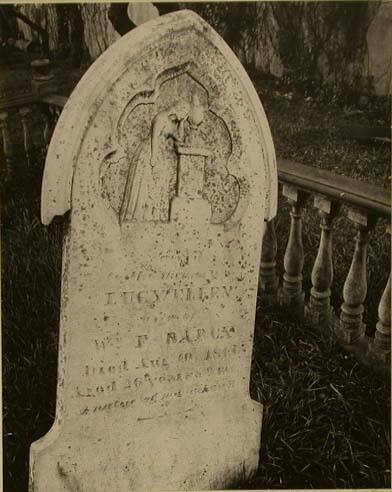 The White Gravestone, Laurel Hill, San Francisco