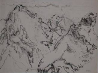 Cascade Mountain Drawing, Series IV, No. 6