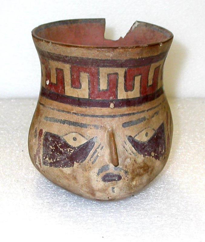 Vessel In the Shape of a Man's Head