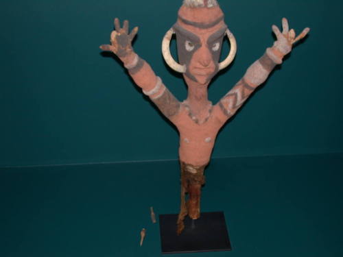 View showing damage of two fingers  broken off proper right hand of puppet (L2.1997.17) on 18 J…