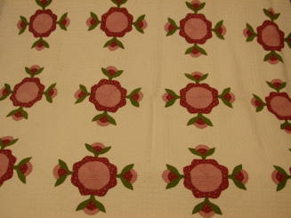 "Ohio Rose" or "California Rose" Quilt