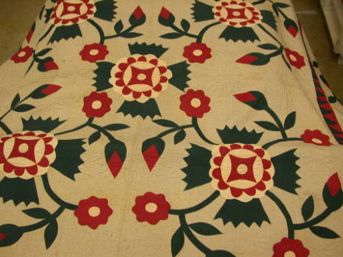 Quilt: Whig Rose Pattern