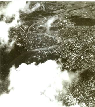 Untitled  (Aerial view of Dayton, Ohio)