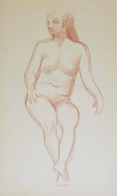 Female Nude Study (Seated)