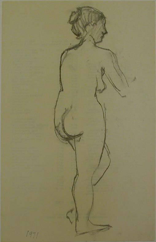 Female Nude Study (Standing)