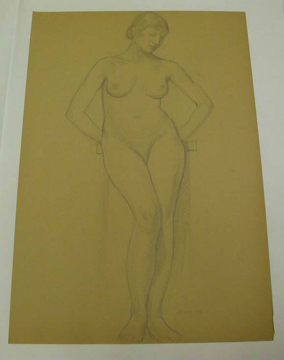 Female Nude Study (Standing)