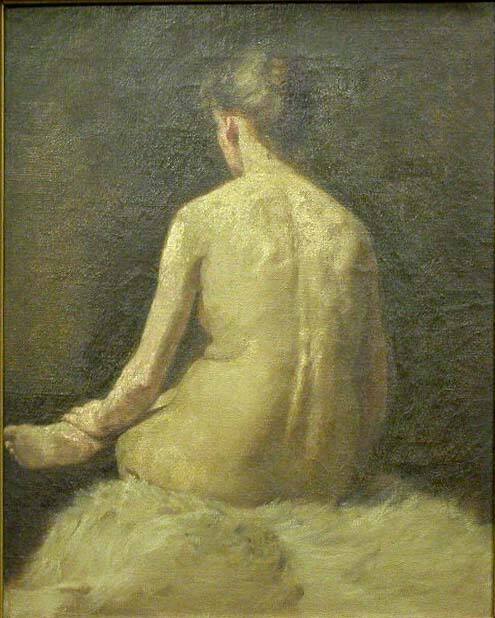 Seated Nude From the Back