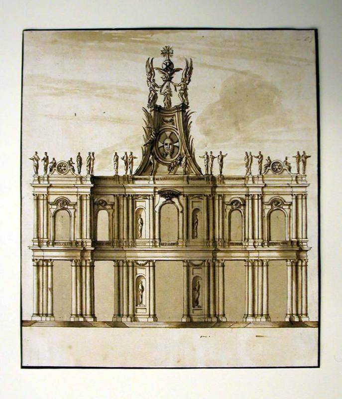 Study for the Facade of San Giovanni in Laterano, Rome