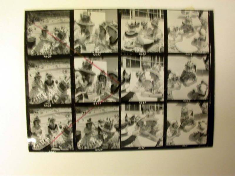 Twelve Contact Prints: