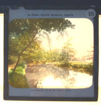 Lantern Slide: In Christ Church Meadows, Oxford, England