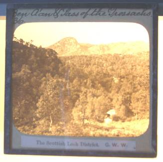 Lantern Slide: Ben A'an & Pass of the Trossachs, Scotland