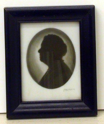 Silhouette Portrait of Julia Shaw Carnell