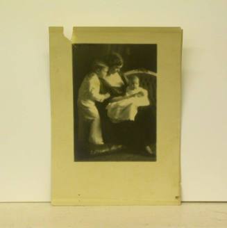 Family Portrait: Mrs. Lucy Carr Reed with Son, Alexander G. Reed, Jr. and infant Daughter, Frances