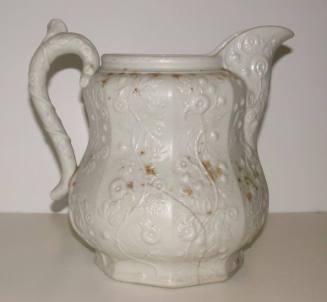 "Leaf and Flowers" Pattern Pitcher